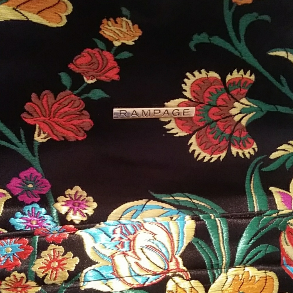 Multi Colored Flower Print Backpack - image 2